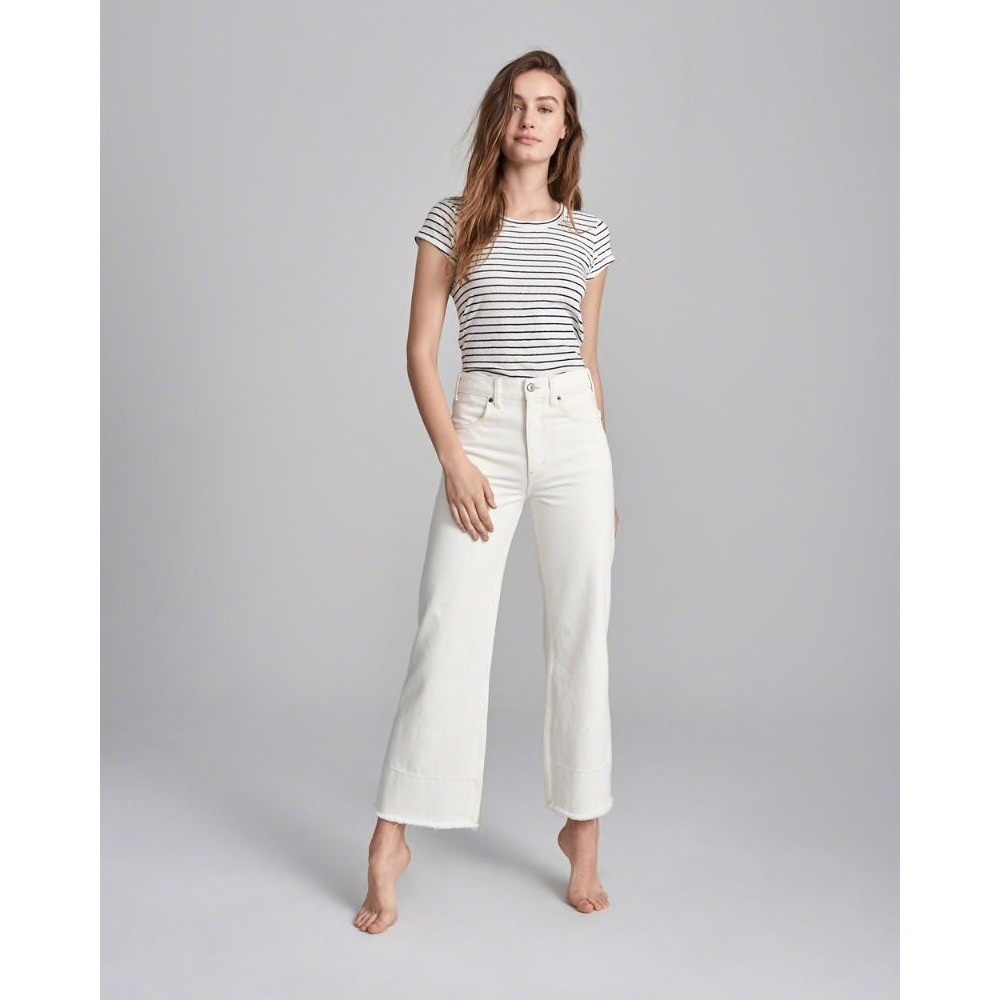 A&F Annie wide-leg cropped with a high-rise